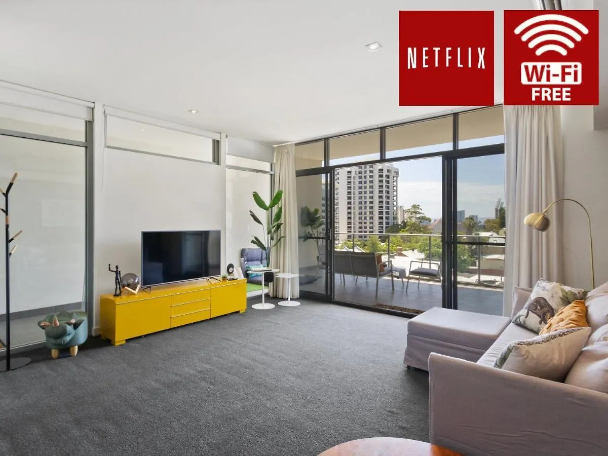 2Bdrm Skyline Views - Prime For River, Waca, Optus Stadium Perth